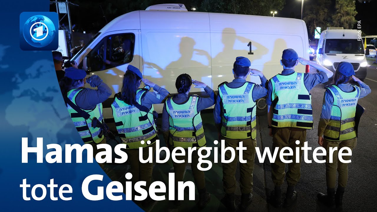 Friedensabkommen: Terrororganisation Hamas übergibt weitere Leichname von israelischen Geiseln
