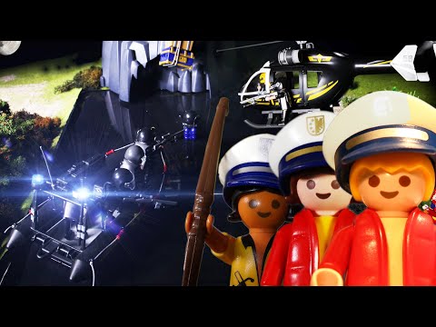 👮PLAYMOBIL POLIZEI EINSATZ AM SILBERSEE SEK Einheit mit Hubschrauber Matz der Meisterdetektiv 6