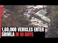 1,60,000 Vehicles Enter Shimla In 10 Days As Tourists Throng Hill Station For Vacations
