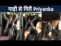 Viral Video:  Priyanka Chopra fun video falling off a moving car in Quantico shoot