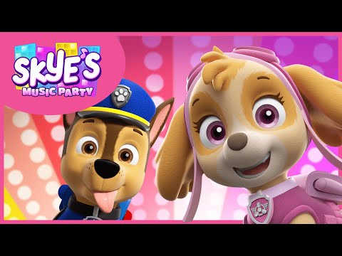Skye's Birthday Party Bonanza - Skye's Music Party - PAW Patrol Music Cartoons for Kids