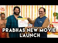 Watch: Prabhas New Movie Launched - Sujith- UV Creations