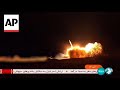 Iran releases video it says shows missiles being fired against Israeli targets