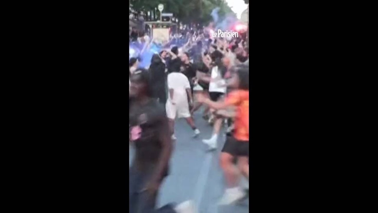 PSG-Arsenal : scènes de liesse à Paris après la victoire