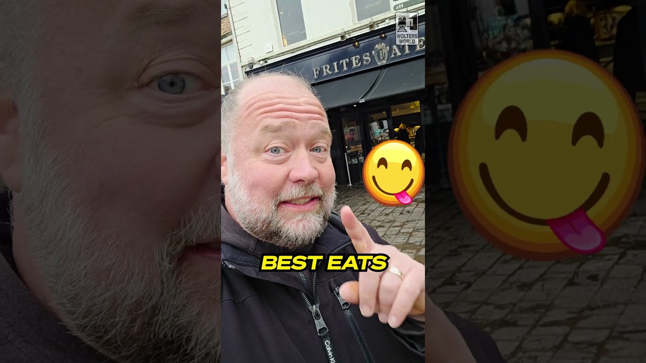 Fries CAN Be a Meal in Belgium! #belgium