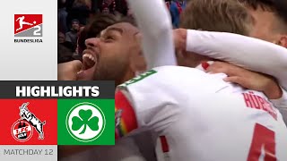 Win In 90+4! | 1. FC Köln — SpVgg Greuther Fürth 1-0 | Highlights | Matchday 12 — Bundesliga 2 24/25