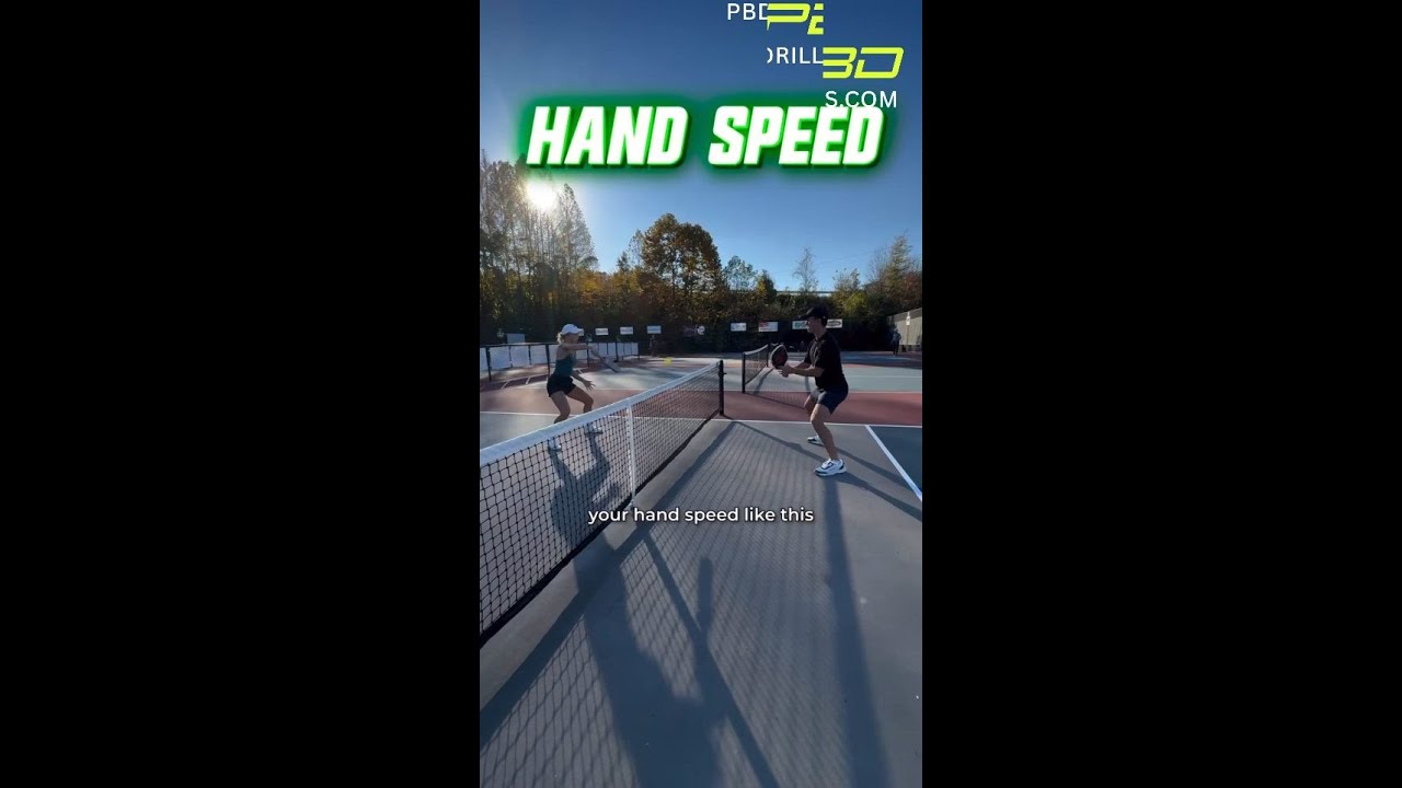Handspeed pickleball drill 🏆