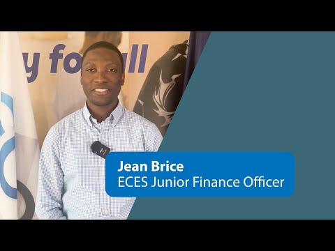 Jean Brice - ECES Junior Finance Officer
