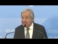 LIVE: United Nations Secretary-General Antonio Guterres briefs the media  - 14:14 min - News - Video