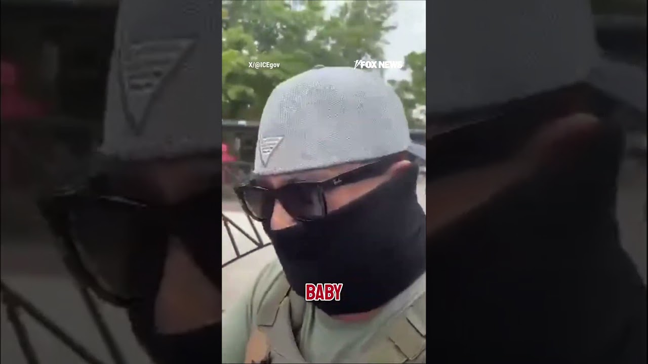 ICE agents spotted cleaning up DC streets: 'Taking America BACK baby!' #shorts #foxnews #us