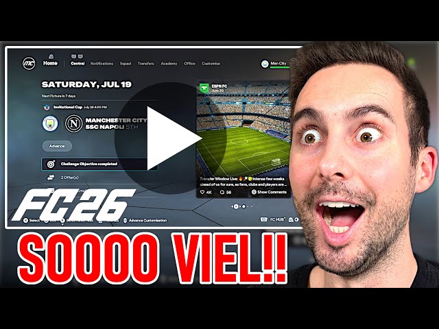 DER FC 26 KARRIEREMODUS TRAILER IST DA!! 🔥😍