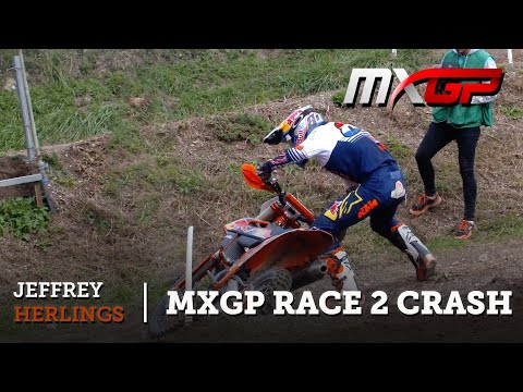 Jeffrey Herlings Crash Compilation - MXGP of Garda 2021