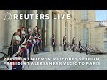 LIVE: French President Emmanuel Macron welcomes Serbian President Aleksandar Vucic to Paris
