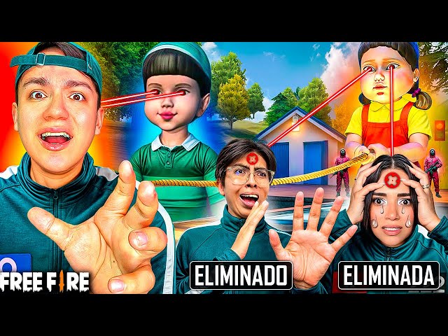 PERDI A MIS AMIGOS EN EL JUEGO DEL CALAMAR EN FREE FIRE😭