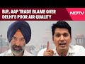 Delhi Pollution News Today | Delhi Chokes Post-Diwali As BJP, AAP Trade Blame Over Pollution