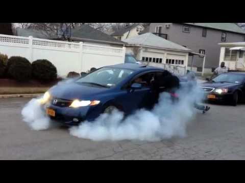 Honda civic si burnout #3