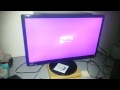 benQ screen T2200HD problem flashing