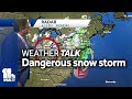 Weather Talk: Even Tony doesnt want this snow storm to hit Maryland