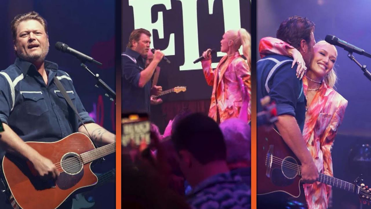 Gwen Stefani and Blake Shelton Give SURPRISE Concert at His Vegas Bar!