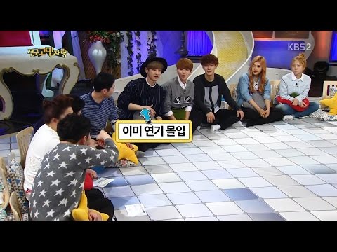 150414 안녕하세요_EXO, 레드벨벳 개인기 대폭발