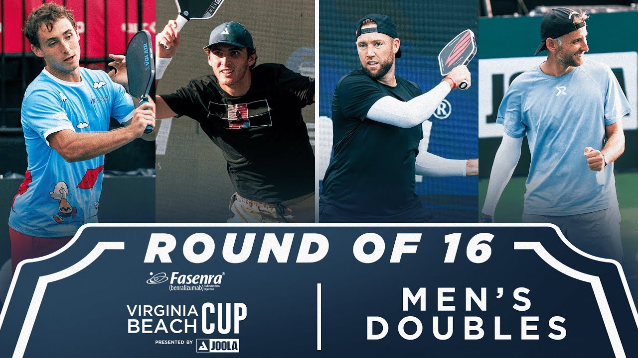 Frazier/Oncins v Sock/Roddy at the Fasenra Virginia Beach Cup presented by Joola
