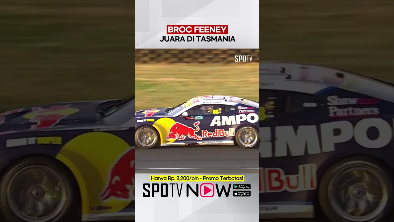 #Supercars 🚘 - Di balapan Supercars ke-100 nya, Broc Feeney Juara di Tasmania Super 440!