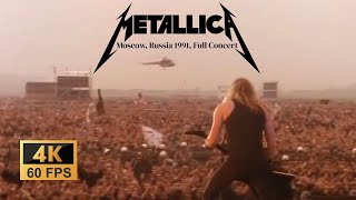 Metallica - Live in Moscow, Russia (1991) Full Concert  4K 60FPS   4K Video Enhancer