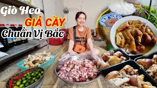 Chị gái Ngân Hàng Gốc Bắc chia sẻ cách nấu Giò Heo Giả Cầy chuẩn vị miền Bắc cực ngon