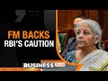 FM Nirmala Sitharaman Backs RBI On Tightening Of Unsecured Loans