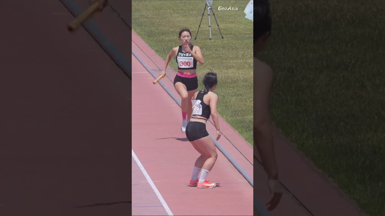 1600mR 역전 우승의 주역! 박채경(전남체고) #athletics #박채경 #여자육상 #relay #trackandfield #shorts
