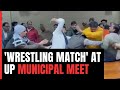 Punches, Chairs And Table Used During Wrestling Match At UP Municipal Meet