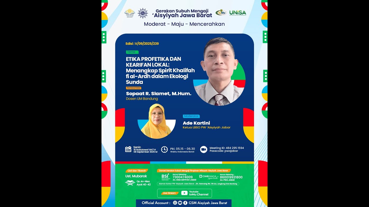 GSM | Menangkap Spirit Khalifah fi al-Ardh dalam Ekologi Sunda - MuhammadiyahNews.com