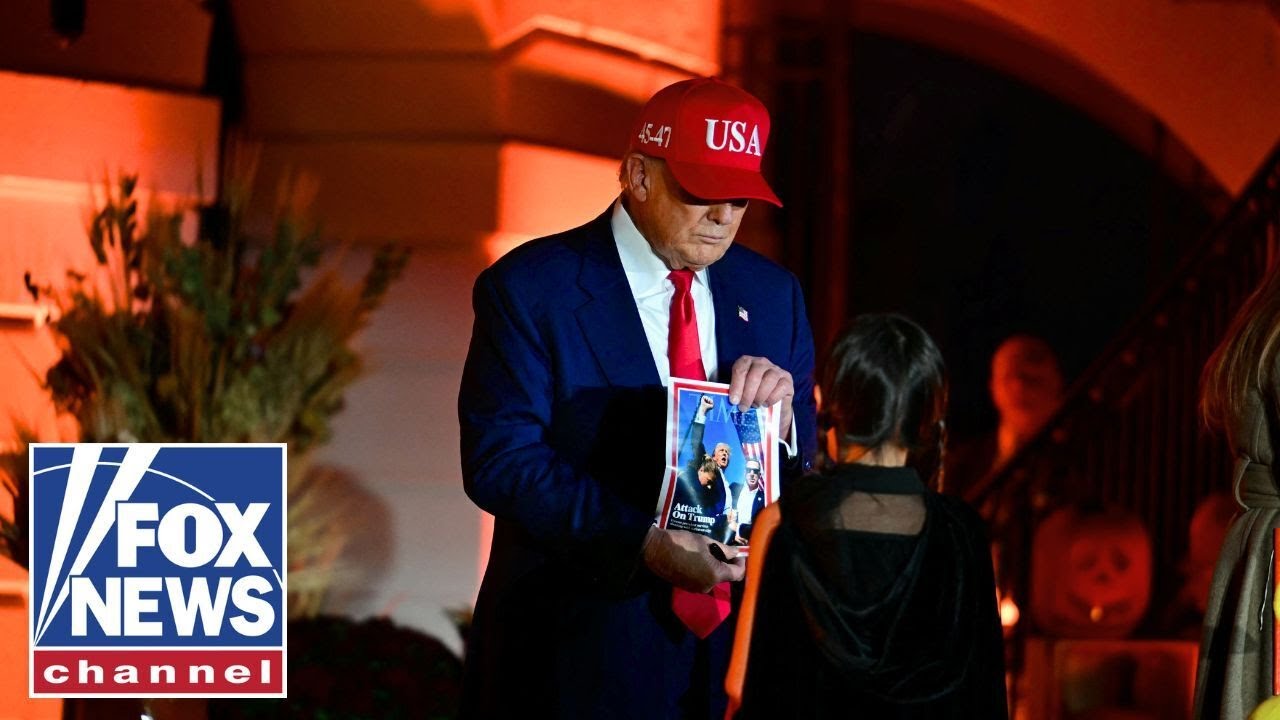 WATCH LIVE: President Donald Trump attends a Halloween event at Mar-a-Lago