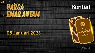 Harga Emas Antam Tersenyum Lebar Hari Ini (5 Januari 2026)