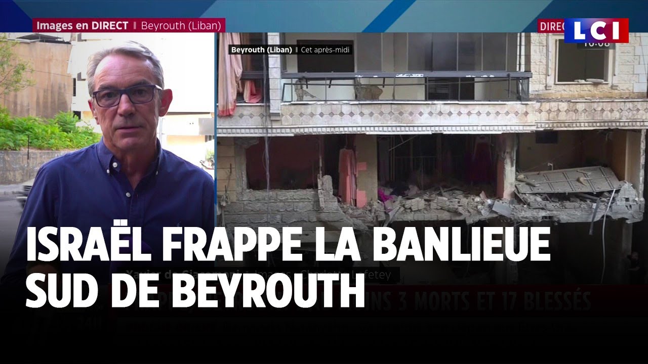 Israël frappe la banlieue sud de Beyrouth, un chef du Hezbollah tué