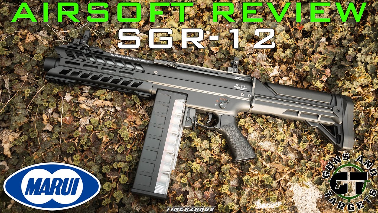 Airsoft Review #157 SGR-12 (AES/AEG) Tokyo Marui (GUNS AND TARGETS) [FR]