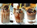 వందలుపోసి షాపులోకొనే చాకొలేట్ మిల్క్ షేక్స్ రెండే నిముషాల్లో ఇంట్లోనే😋3 Yummy Chocolate Thick Shakes