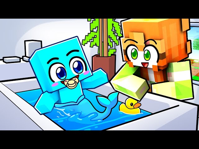 Adoptando a AWITA SIRENA en Minecraft!
