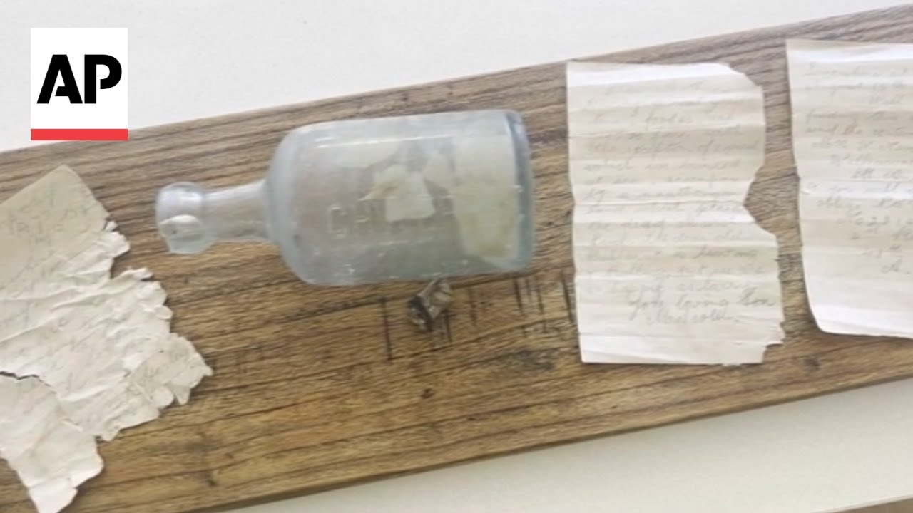 Locals in Australia find messages in a bottle written by WWI soldiers
