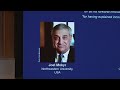 LIVE: Nobel Prize in economics 2025 announcement  - 29:36 min - News - Video