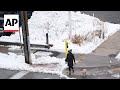 Storm dumps dense snow across Minnesota