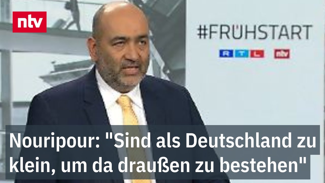 Grüner Nouripour: "Sind als Deutschland zu klein, um da draußen zu bestehen"