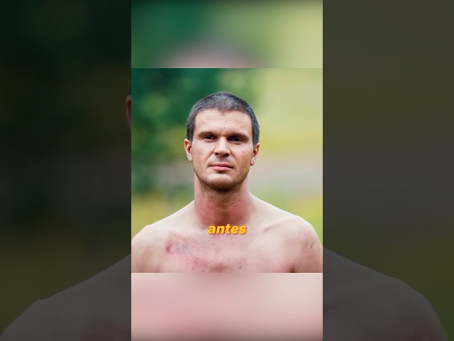 ¡El hombre eliminó solo a los soldados alemanes con una actuación acrobática!#viral #shortvideo