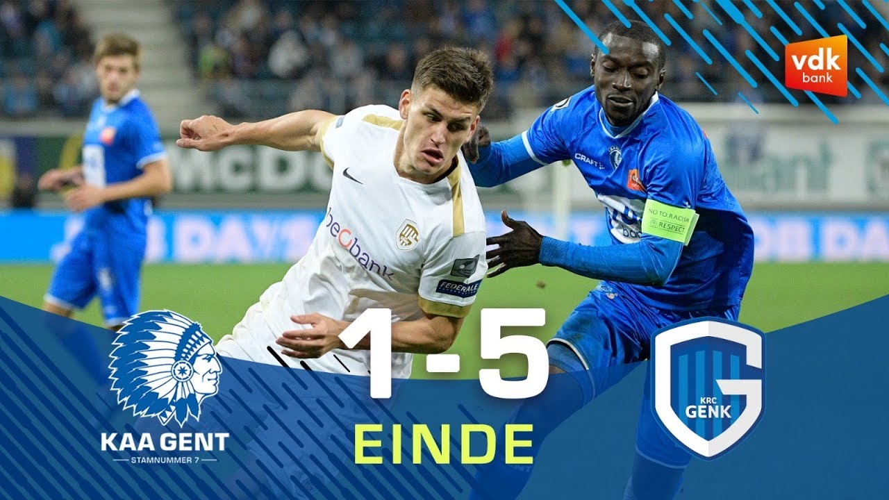 KAA Gent - KRC Genk: 1-5