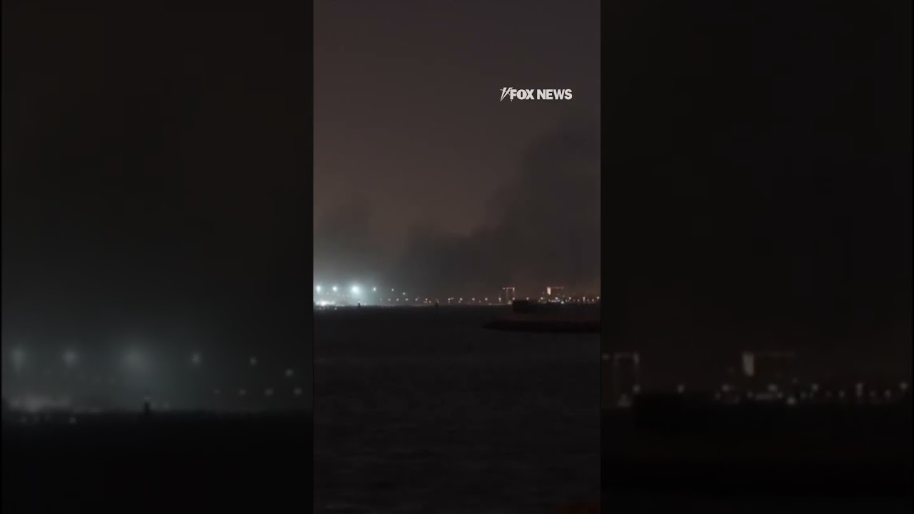Smoke rises from US-run naval base in Bahrain #shorts #foxnews