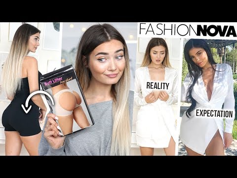 TRYING ON KYLIE JENNER'S OUTFITS FROM FASHION NOVA... WAS IT WORTH IT!?