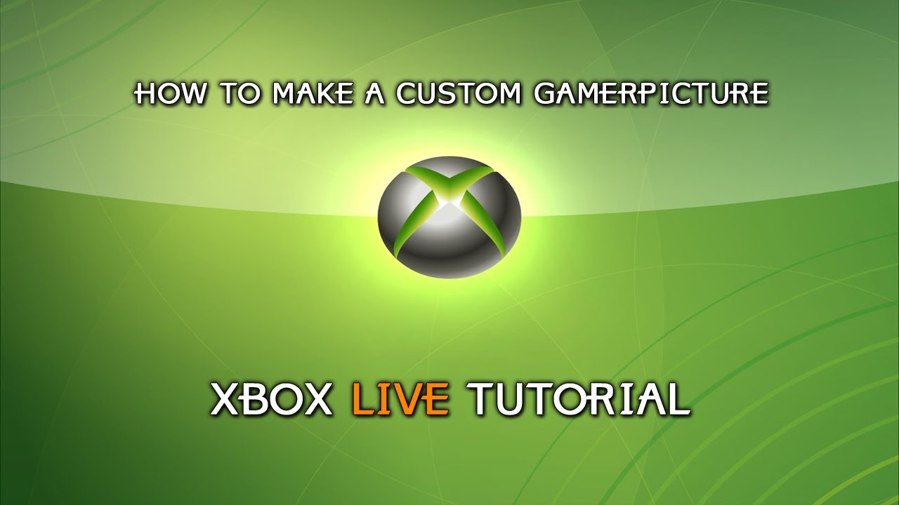 Xbox 360 | How to Make A Custom Gamerpicture - YouTube