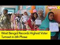 West Bengal Records Highest Voter Turnout in 6th Phase | Bishnupur Constituency Tops with 83.95%
