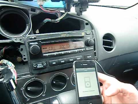 Toyota matrix car stereo installation