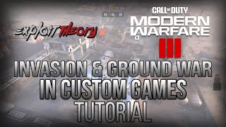 Invasion/Ground War in Custom Games
